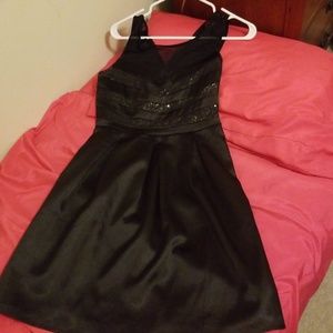 Black evening dress